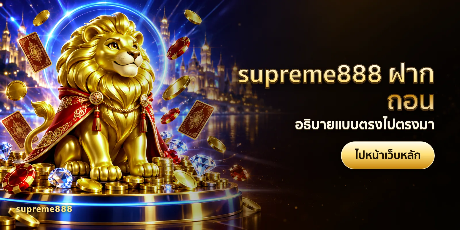 ภาพประกอบบทความ supreme888 ฝากถอน — อธิบายแบบตรงไปตรงมา